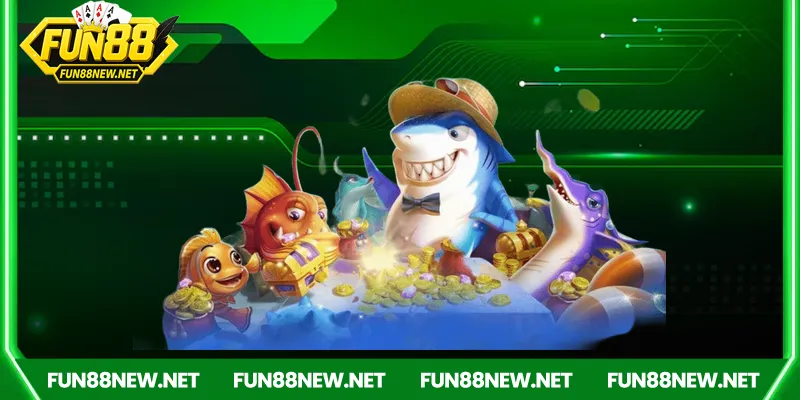 Hệ thống vũ khí và item đa dạng trong bắn cá Fun88